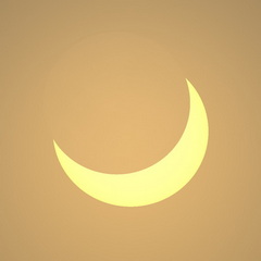 Maximum der partiellen Sonnenfinsternis in der Antarktis