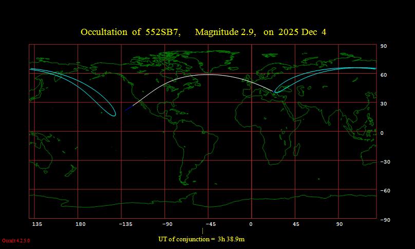Weltkarte des Bedeckungsgebiets