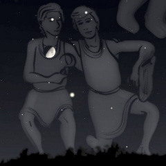 Mond und Jupiter in den Zwillingen, 27. März 2026