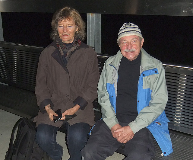 Erika Erber und Franz Vrabec im Sterngarten