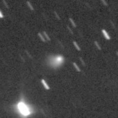 Komet C/2024 E1 (Wierzchos), Aufnahme von Michael Jäger und Gerald Rhemann