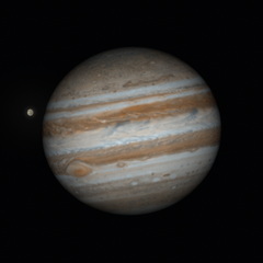 Jupiter am 10. 1. 2026 Simulation