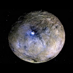 Ceres, aufgenommen von der Raumsonde DAWN. Credit: NASA/JPL.