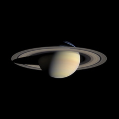 Saturn. Aufnahme der Raumsonde Cassini. Credit NASA/JPL.