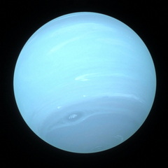 Neptun. Aufnahme der Raumsonde Voyager 2. Credit NASA/JPL.